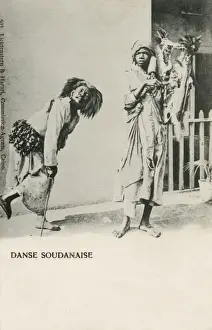 Blind Sudanese Dancer and Harpist