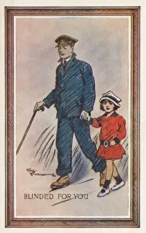 Injury Prints: Blind Veteran Soldier - St Dunstans Hostel