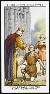 Wood Cutter Prints: Blind Woodcutter