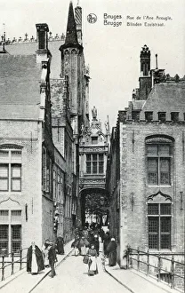 Bruges Prints: Blinde-Ezelstraat, Bruges, Belgium