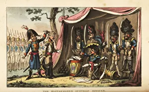 Blindfold Collection: The blindfolded Austrian officer at the Battle of Ulm, 1805