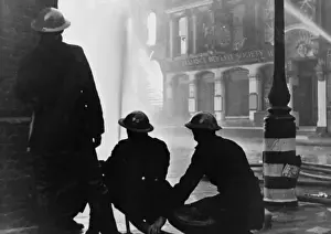 Burning Prints: Blitz in the City of London - Queen Victoria Street, WW2