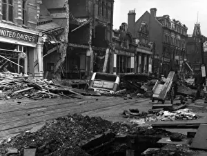 Blitz in London -- Balham High Road, WW2