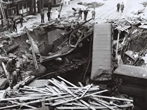 Blitz in London -- Balham High Road, WW2
