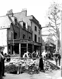 Clear Prints: Blitz in London -- clearance and repair of bomb damage