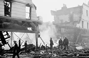 Sydenham Prints: Blitz in London -- Cobbs Corner, Sydenham, WW2