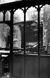 Hounslow Prints: Blitz in London -- Holy Trinity Church, Hounslow, WW2