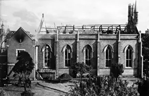 Blitz in London -- Holy Trinity Church, Hounslow, WW2