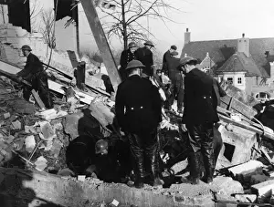 Blitz in London -- Invicta Road, Westcombe Park, WW2