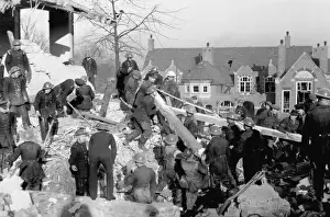 Mess Prints: Blitz in London -- Invicta Road, Westcombe Park, WW2