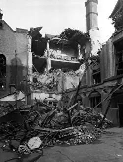 Blitz in London -- Jewish Free School, WW2