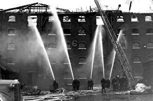 Turntable Prints: Blitz in London -- Surrey Commercial Docks, WW2