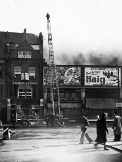 Haig Prints: Blitz in London -- Tottenham Court Road, WW2