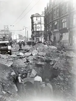 Blitz in London -- Tottenham Court Road, WW2