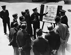 Blitz in London -- training office workers, WW2