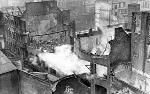 Damage Gallery: Blitz in London -- Turnmill Street, Clerkenwell, WW2