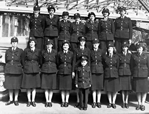 Images Dated 1st December 2011: Blitz in London -- women in the Auxiliary Fire Service, WW2