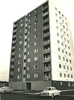 Block of council flats in Eastbourne, Sussex