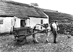Cushendall Prints: Block Wheel Car, Cushendall