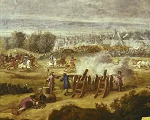 Blockade Prints: Blockade of Paris Attack on Charenton, 1649