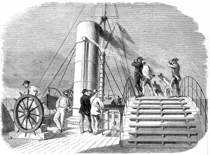 Images Dated 8th July 2004: The blockade runner Lillian; American Civil War, 1864