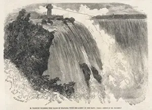 Blondin Crosses Niagara