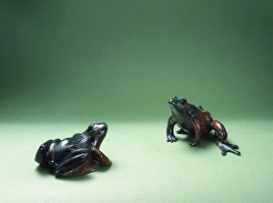 Agate Gallery: Bloodstone or heliotrope carvings