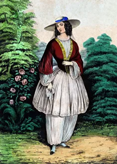 Images Dated 6th September 2011: The Bloomer Costume
