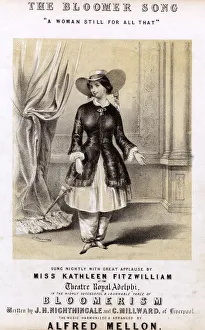 Adelphi Gallery: The Bloomer Song, by J H Nightingale and C Milward