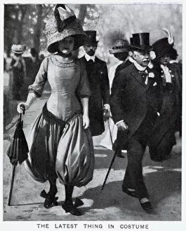 Images Dated 25th January 2021: Bloomers - latest in fashion 1909