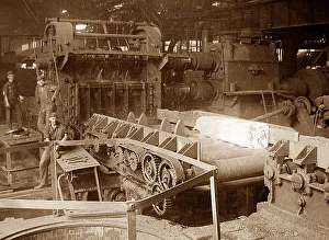 Blooming Prints: A blooming mill Pittsburg Pennsylvania USA early 1900s