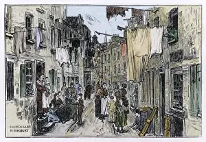Slum Prints: Bloomsbury / Slums / 1875