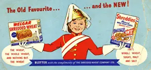 Blotter, Welgar Shredded Wheat and New Shreddies