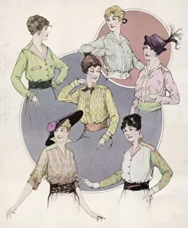 Cuff Prints: BLOUSES 1915