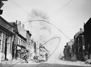Explosions Prints: Blowing up bridge WWII