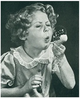 Portraying Prints: Blowing Bubbles