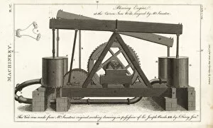 Kearsley Collection: Blowing engine at the Carron Iron Works designed