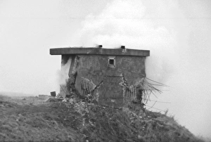 Blowing up old radar station, Beachy Head, Sussex