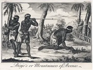 Mountaineers Prints: Blowpipe Borneo 18C