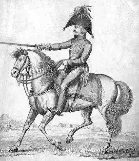 1742 Prints: Blucher on Horseback