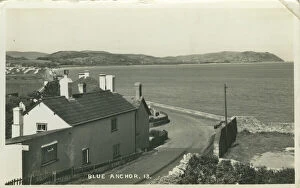 Anchor Collection: Blue Anchor Bay - (Picture taken from opposite the Blue Anchor Inn), Minehead, Somerset