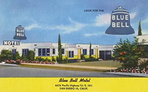 Highway Prints: Blue Bell Motel, San Diego, California, USA