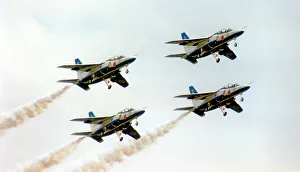 Kawasaki Prints: Blue Impulse aerobatic display team