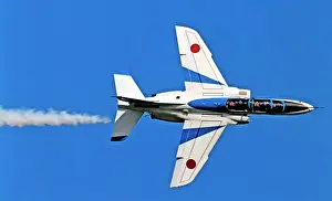 Aerobatic Prints: Blue Impulse aerobatic display team - Kawasaki T-4