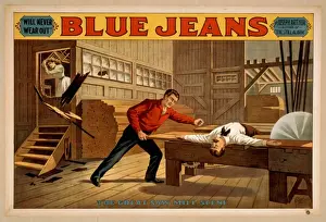 Jeans Prints: Blue jeans will never wear out : by Joseph Arthur, author of