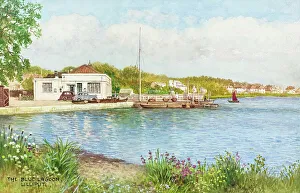 Sandbanks Prints: Blue Lagoon, Lilliput, near Sandbanks, Dorset