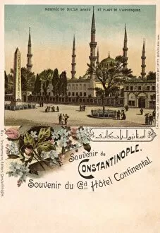 Ahmet Gallery: The Blue Mosque and the Hippodrome, Istanbul, Turkey