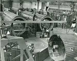 Blue Streak assembly line at de Havilland?s factory