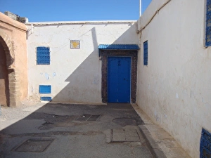 Images Dated 9th February 2012: Blue studded door in Rabat
