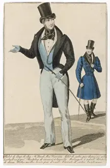 1829 Prints: Blue Waistcoat 1829